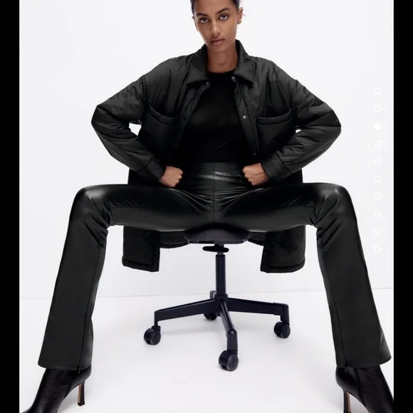 Zara Oversized WATER REPELLENT OVERSHIRT SHACKET - Picture 3 of 4